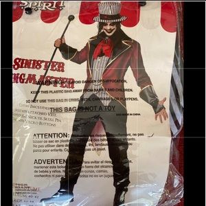 Halloween costume Mens Sinister Ringmaster L